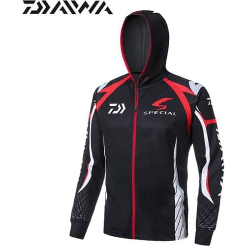 2022 DAIWA Fishing Shirts Anti UV Fishing Clothing Outdoor Sport Wear Breathable Quick Drying Fishing Clothes