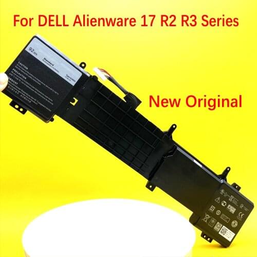 6JHDV YKWXX 5046J New 6000mAh Laptop Battery For Dell Alienware 17 R2 R3 14.8V 92Wh+Tracking Number