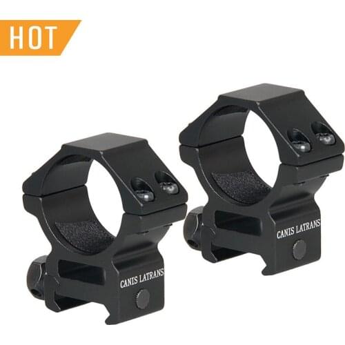 Canis Latrans Airsoft Mount 25/30MM 6063 Aluminum Finish Coating Anodic Oxidation Double Wide Scope Mount Accessory OS24-0082B