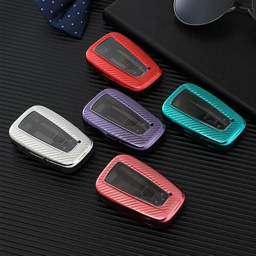 Colorful New Soft TPU Car Remote Smart Key Case Full Cover For Toyota Camry Prado 2017 2018 CHR Prius Corolla RAV 4 Accessories