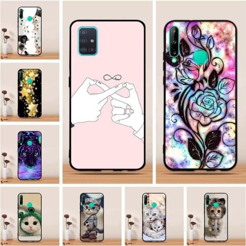 Cover For Huawei P40 Lite E P40Lite P 40 Lite E Case Silicon Soft TPU Phone Case For Funda Huawei Y7P Case Back Cover Coque Capa
