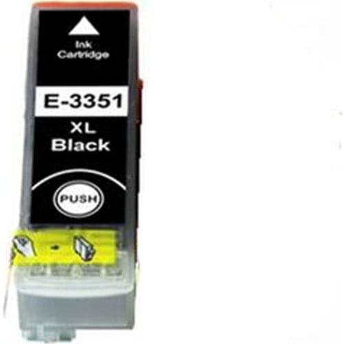 CISSPLAZA 4pcs black T3351 33XL ink cartridges for XP-630 / XP-635 / XP-830 xp-900 printers full ink with chip