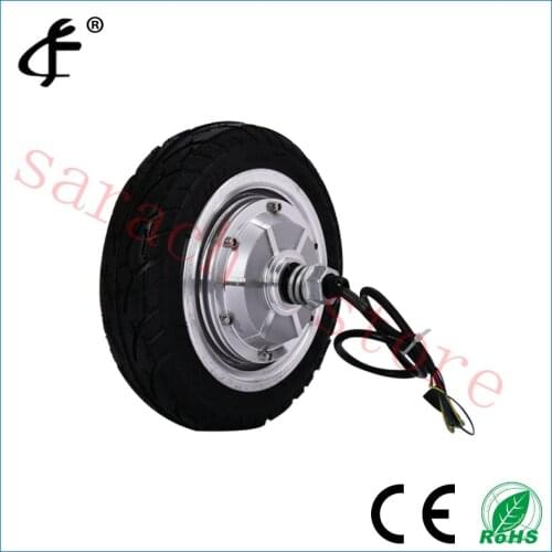8" 350W 24V disc brake electric wheel hub motor , electric scooter kit , electric bike kit