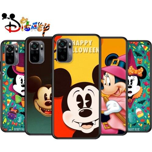 Halloween Disney Mickey for Xiaomi Redmi Note 10 10S 9 9T 9S 9Pro Max 8T 8Pro 8 7 6 5 Pro 5A 4X 4 Soft Black Phone Case