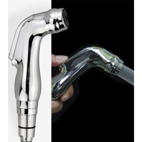 Chrome Toilet Handheld Shattaf Single Way Bathroom Bidet Faucet Sparyer Shower Head Kitchen Pull Out Replacement Spray Nozzle