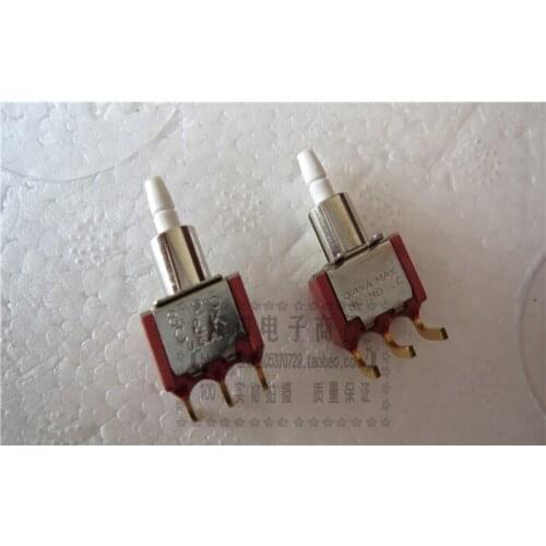 Imported 8125 Button Push Button Switch 0.4VA Gold Plated 3 Foot Bend Reset Switch Original