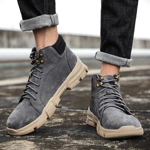 Sneakers Men Shoes Hightop Sneakers Mens Shoes Thick Sole Scarpa Uomo High Top Men Winter Mens Platform Man Boots Casual