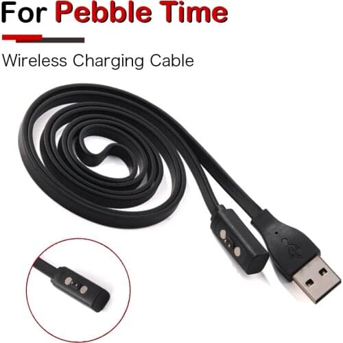 USB Magnetic Charger Cradle Safety Fast Charging Power Cable For Pebble Time Round / Steel Smart Watch Cable Adapter Accessories