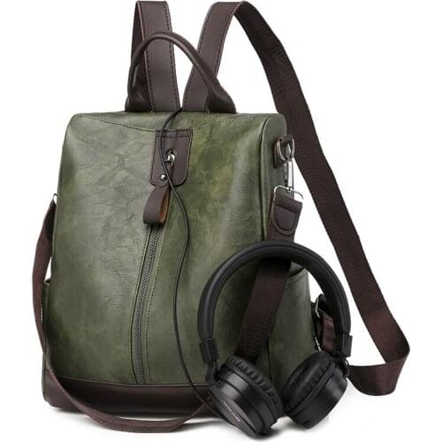 Fashion Women Backpack High Quality Youth Leather Backpacks for Teenage Girls Female School Shoulder Bag Bagpack Mochila Pph48