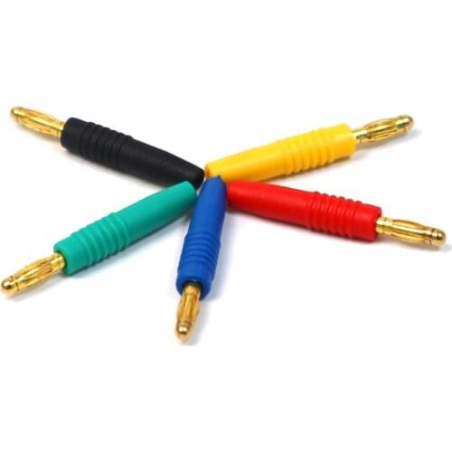 New 1pcs 3mm Banana Plug Connector Highly conductive Gold Plated Lantern-type Connector for Voice Box amplifier 5 Colors Choice
