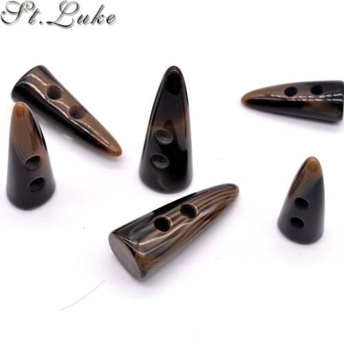 New arrived hot sale 10pcs/lot high quality coffee resin horn button for overcoat jacket bag cloth garment Accessory Sewing DIY