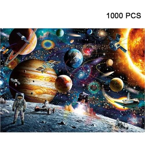 1000 Pieces Jigsaw Puzzles Educational Toys Scenery Space Stars Educational Puzzle Toy For Kids/Adults Birthday Gift Puzzle Game