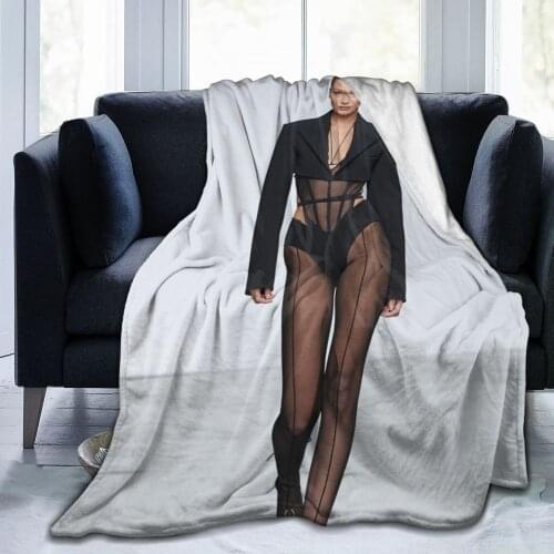Bella Hadid bedroom decoration warm blanket 3D printing blanket air conditioner throw sheet home textile childrens gift