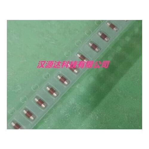 Original new 100% RD41B2BT000J cylindrical color ring carbon film resistance 0204 0R 1/8w red wafer (Inductor)