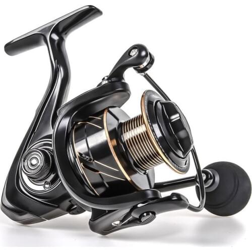 SLS2000 6.5KG Drag Carp Fishing Reel 5.5:1 Gear with Extra Spool Front and Rear Drag System Freshwater Spinning Reel