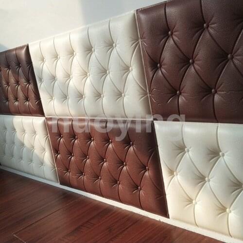 Self-adhesive 3D Three-dimensional Wall Stickers Bedside Anti-collision Soft Packaging Waterproof Thick Foam Wallboard