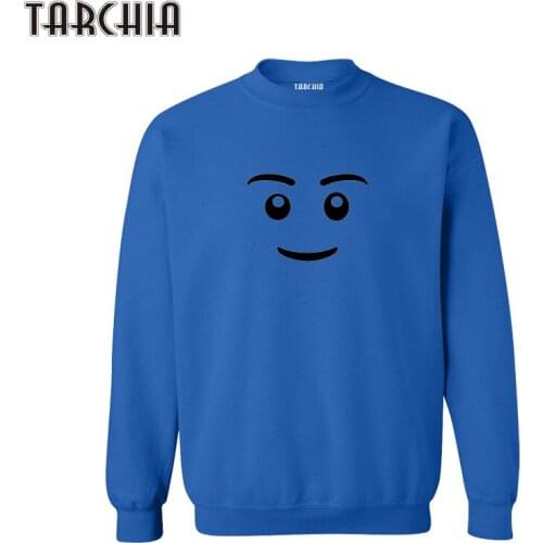 Free Shipping TARCHIA Autumn Men Women Hoodie Smile Logo Sweatshirts Casual Pullover Tops Plus Male Anime 00708005