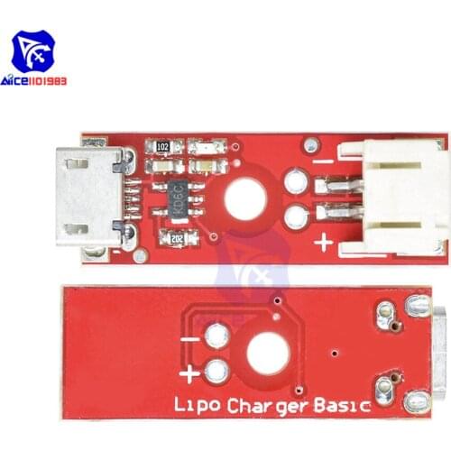 Lipo Charger Basic Board Micro-USB 3.7V 500mA Battery Charger Module