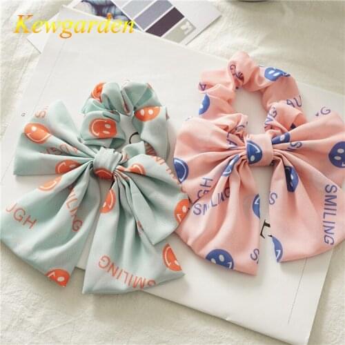 Kewgarden Cute girl bow hair ring headband girl hair ring 3Pcs