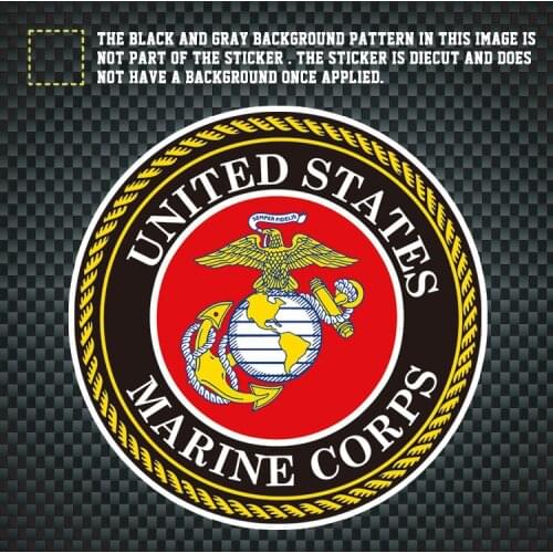 1 PC US MARINE CORPS USMC SEAL DECAL STICKER