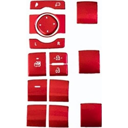 Car Door Window Lift Switch Button Cover Trim Sticker Sequin For Toyota RAV4 2019 2020 2021 Accessories,14 PCS