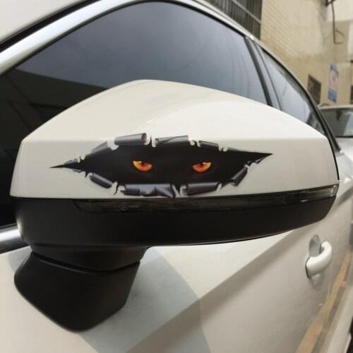 3D Simulation Peeping Cat Eye Car Sticker Auto Exterior Decals Accessories Decorative Car Film Body Care Stickers Car Decal