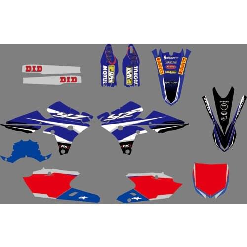 3M TEAM GRAPHICS BACKGROUNDS DECALS STICKERS FOR YAMAHA YZ250F YZ450F 2014 2015 2016 2017