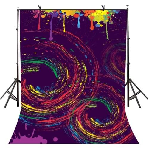 5x7ft Abstract Backdrop Abstract Rotating Art Photography Background and Studio Photography Backdrop Props
