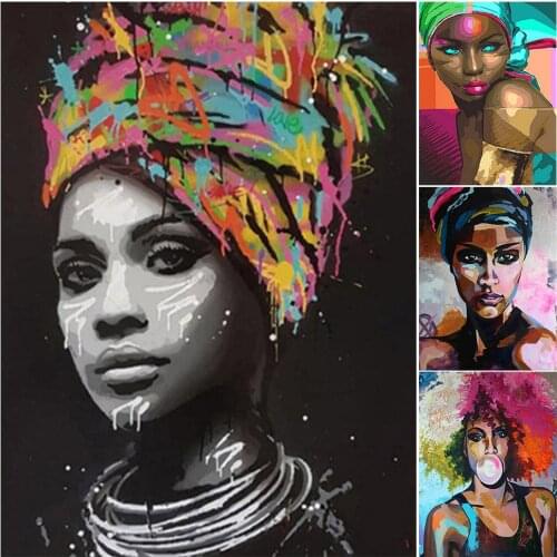 5D DIY Diamond Painting Beauty Portrait Art Picture Full Square/Round Diamond Embroidery Rhinestone Mosaic Home Decoration Craft