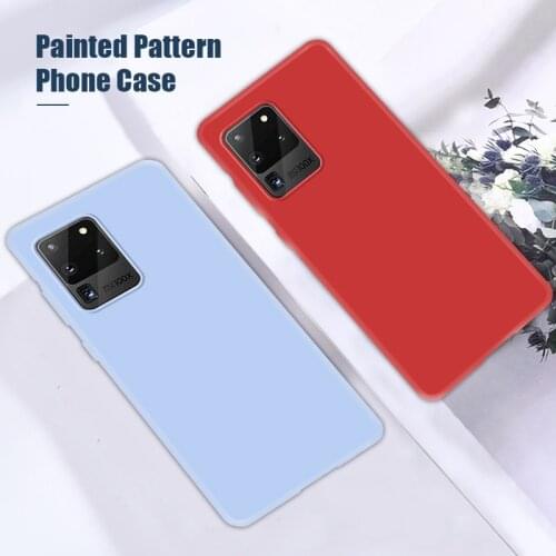 Colorful Full Case for Samsung A21S A41 A31 A21 A11 Soft TPU Candy Color Phone Case for Galaxy M31 M21 M11 M01 A7 2018 A8 A9 A6