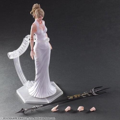 Japan Game Final Fantasy XV FF15 Play arts PA Lunafreya Nox Fleuret 27cm PVC original figure figurine moveable model