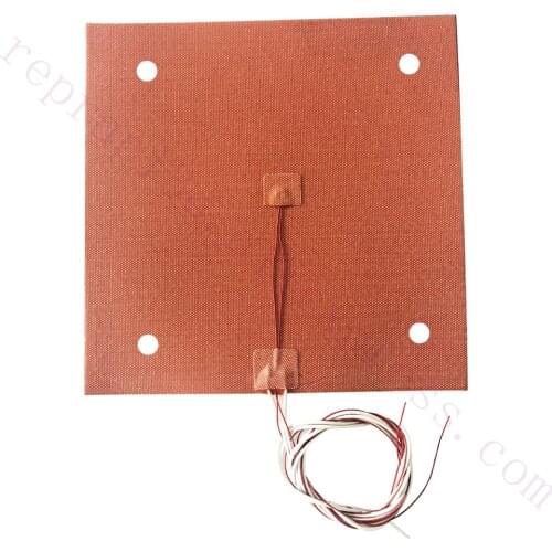 USA Material! Ender-3s Flexible 235x235mm Silicone Heater Heated Bed Build Plate for Creality Ender 3 Pro / Ender-5 3D Printer