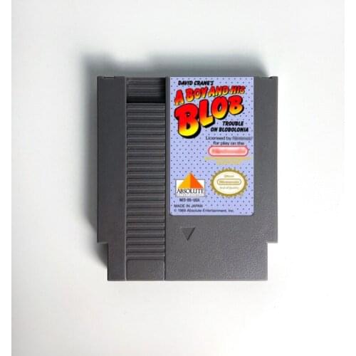 Boy and His Blob, A - Trouble on Blobolonia - Game Cartridge For NES Console 72 Pins 8bit