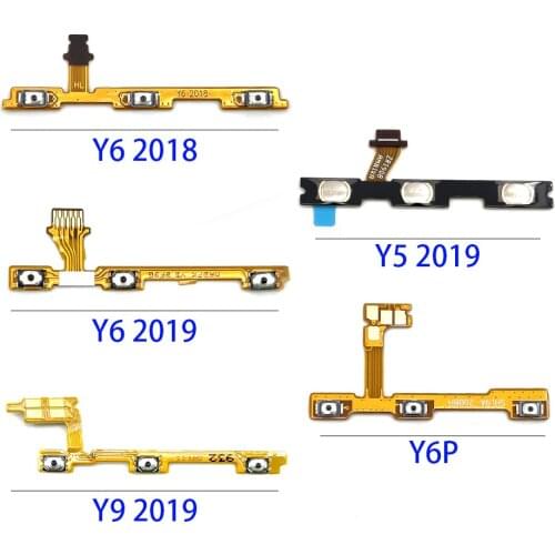 Power on/off Volume Key Button Flex Cable Ribbon For Huawei Y5 Y6 Y7 Pro Y9 Prime 2017 2018 2019