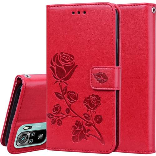 Leather Wallet Flip Case For Xiaomi Redmi Note 10 Case Card Holder Magnetic Book Cover For Xiomi Redmi Note 10 Pro Max 10S Case