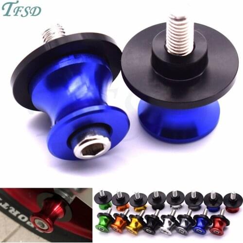 Motorbike Accessories aluminum Universal 8mm Motorcycle Swingarm Spools Screw For Hyosung GT650/GT250/GT250R/ST7/ST7 Deluxe