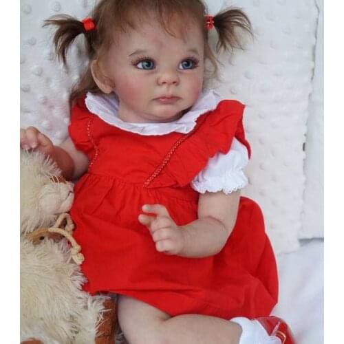 NPK 19inch Reborn Doll Kit Baylor Soft Viny Fresh Color Unfinished Doll parts with COA