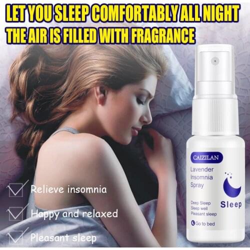 Lavender Pillow Sleep Spray Insomnia Essential Oil Soothe Sleep Deep Sleep Enjoyable Sleep Insomnia Therapy Sleep Aids Spray
