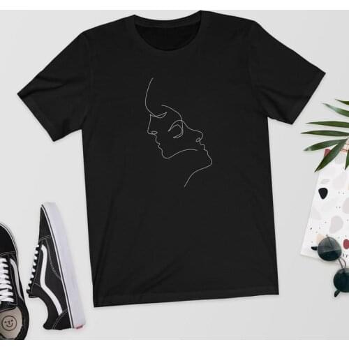 Skuggnas New Arrival Within - Line Art T-shirt Graphic Shirt Aesthetic clothing Line drawing Tees Fashion t shirts Droppping Shi