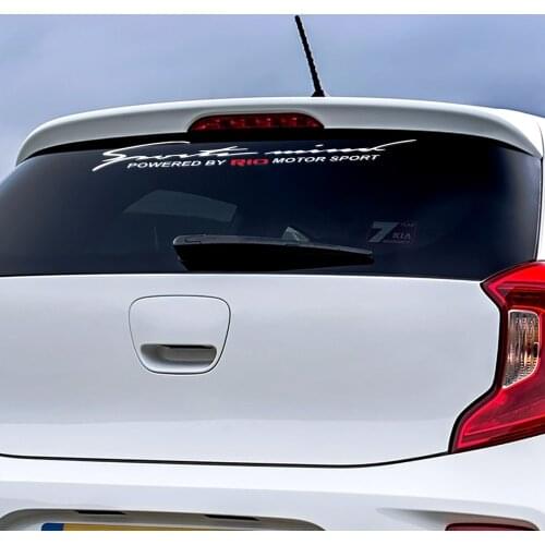 Car Styling Front Rear Windshield Stickers For Kia Rio 3 4 K2 K3 X-Line Vinyl Motor Sport PVC Auto Decor Decals Car Accessories