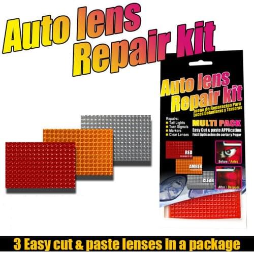 Car Styling Auto Lens Repair Kit Multi-Pack Car Lights Crack Repair Film Headlight Taillight Repair Tools 3PCS