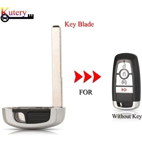 Kutery Remote Smart Car Key Insert Blade For Ford Mondeo EcoBoost 2017 2018 Replacement Uncut Car Key Blank Blade