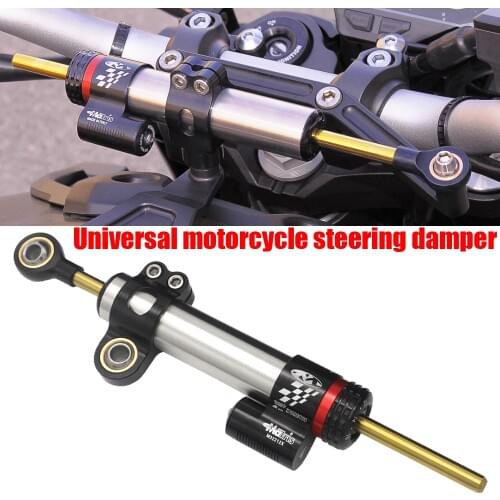 CNC Universal Aluminum Motorcycle Damper Steering Stabilize Safety Control For Yamaha MT09 MT07 YZF R1 R6 FZ1 XJR1300 MT-07