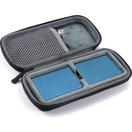 Bevigac 2 in 1 Waterproof Carrying Case Bag for Samsung T5 T3 T1 Portable 250GB 500GB 1TB 2TB SSD External Solid State Drive