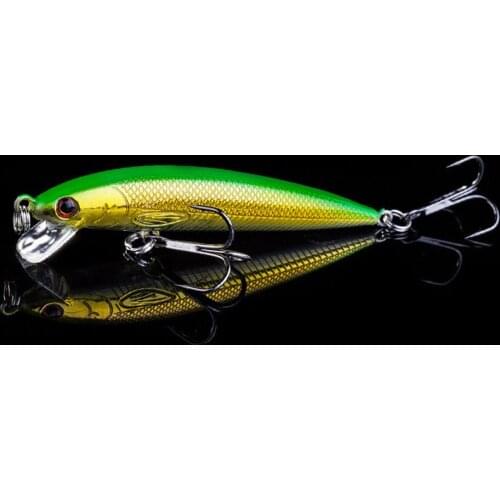 2Pcs/Lot Hard Lure 7cm 5g Laser Wobblers Fishing Tackle 3D Eyes Floating Minnow Fishing Lure Crankbait Fishing Accessories Pesca