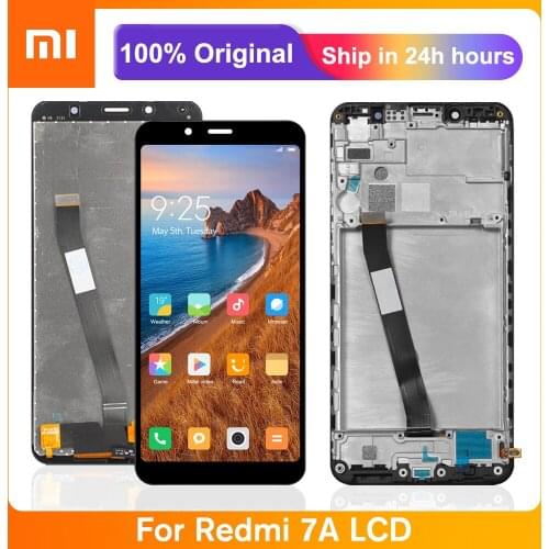 Lcd For Xiaomi Redmi 7A LCD Display Touch Screen Digitizer Assembly Replacement With Frame For Redmi7A Lcd