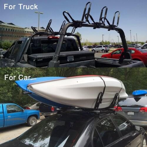 1 Pair J-Bar Rack HD Kayak Carrier Canoe Boat Roof Bracket Surf Ski Rooftop Mounted Racks on Car SUV Crossbar Car Goods