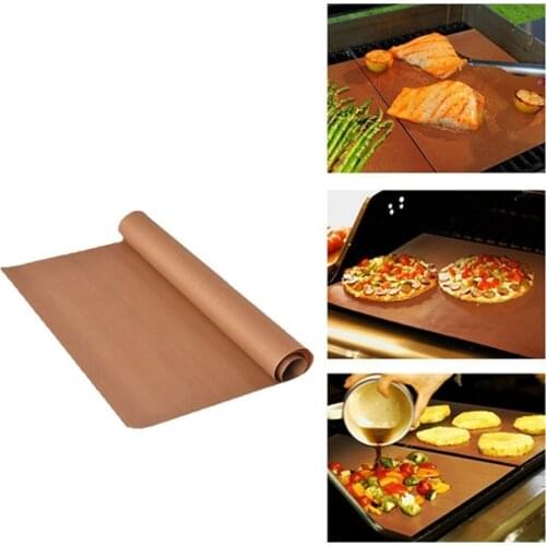 1Pcs Reusable Nonstick Baking High Temperature Paper Resistant Foil Oven Microwave Cooking Grid Cooking Mat Tools