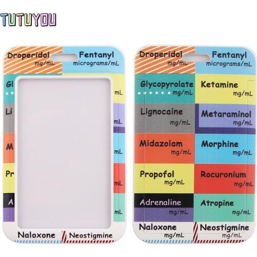 1pc PC2466 Medical Lanyard Credit Card ID Holder Bag Doctor Nurse Student Women Travel Bank Bus Business Card Cover Badge