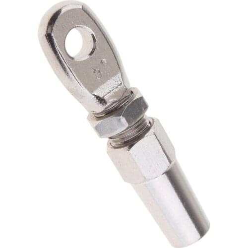 316 2.5mm Wire Cable Rope Eye Rigging Terminal Swageless DIY Fittings